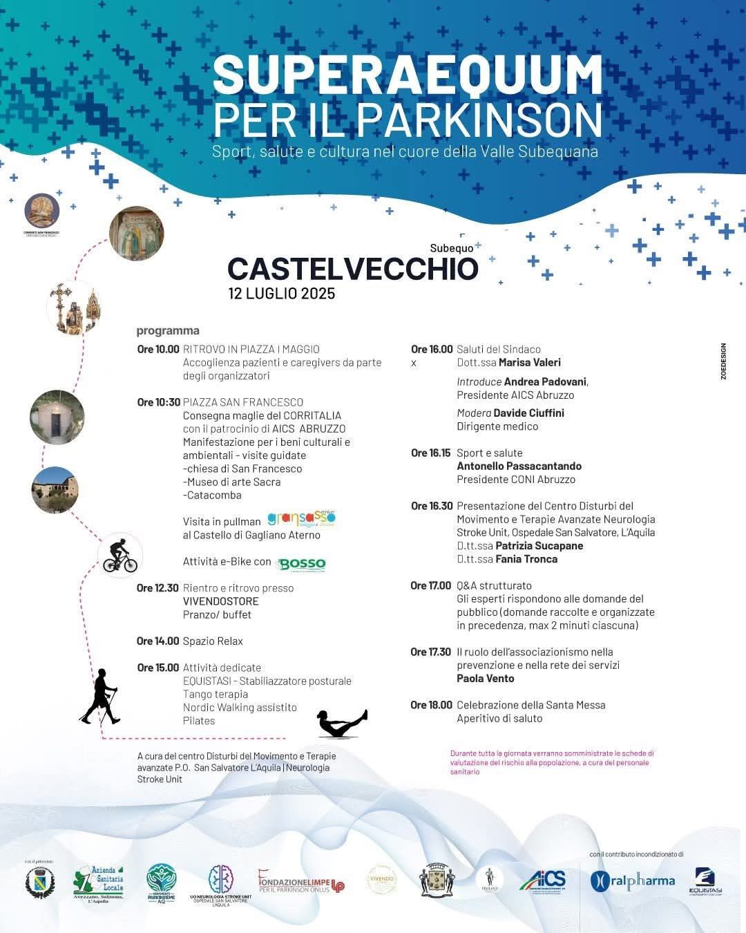 Superaequum per il Parkinson